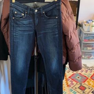 Rag & Bone dark wash skinny jeans